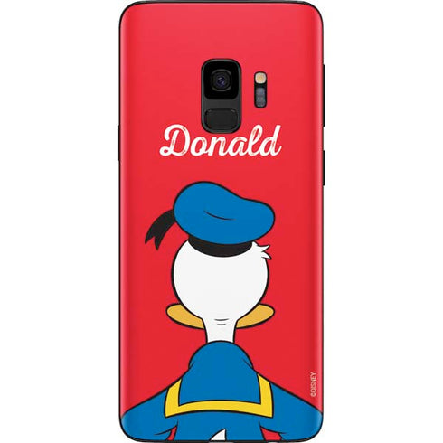 Disney Friends Donald Duck Backwards Galaxy S9 Skin